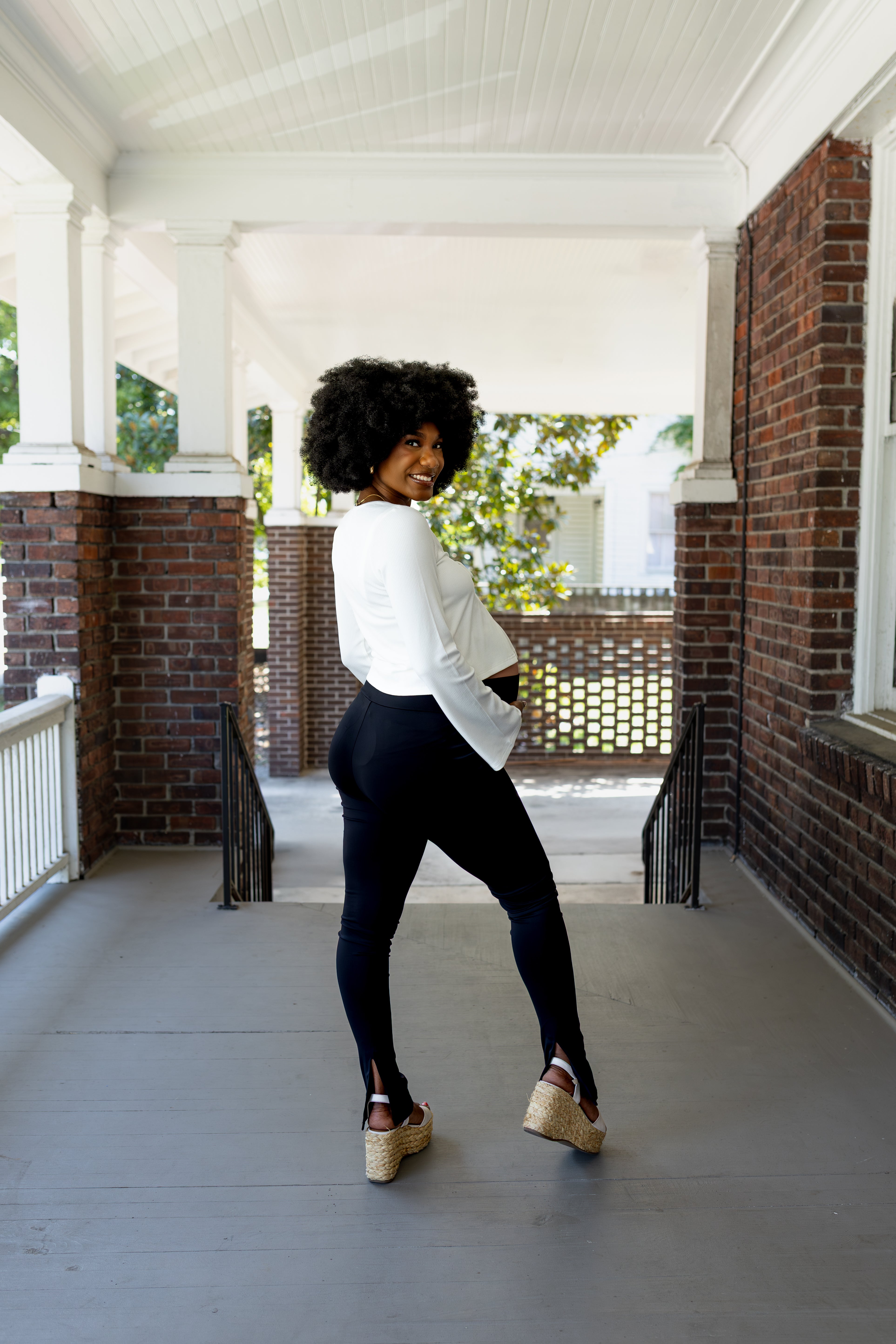 Bump Luxe Cardigan Set - White