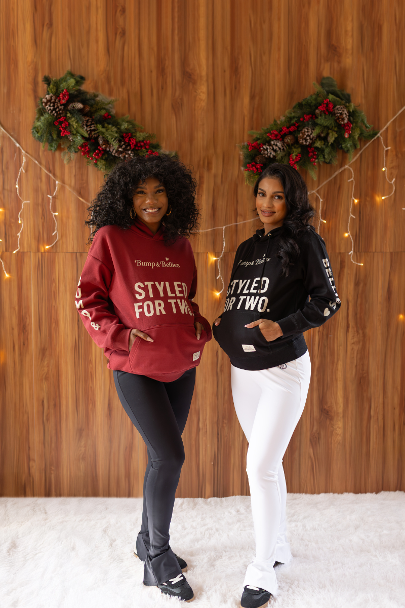 MamaGlow Sweatshirt - Bold Burgundy