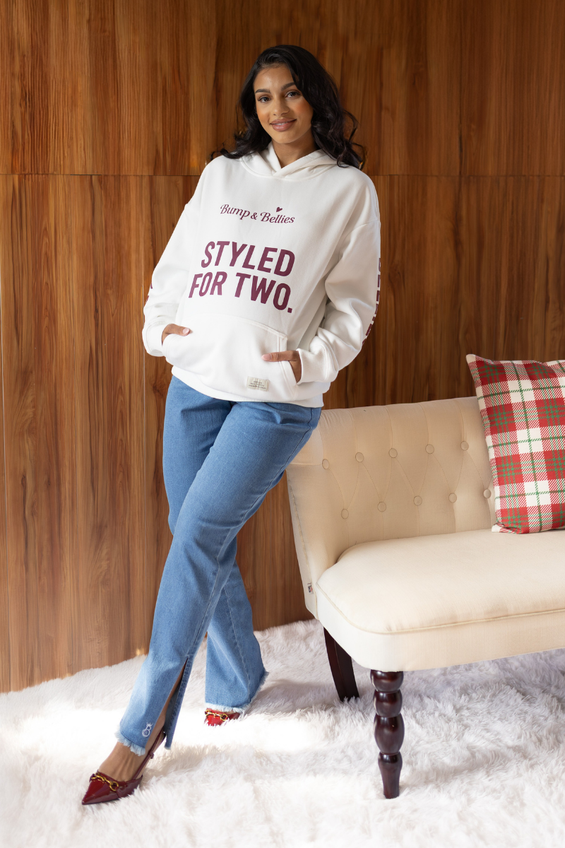 City Chic Slit Jeans - Blue