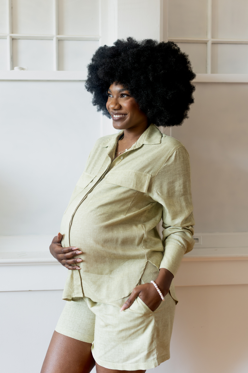 Bump Chic Short Set - Green