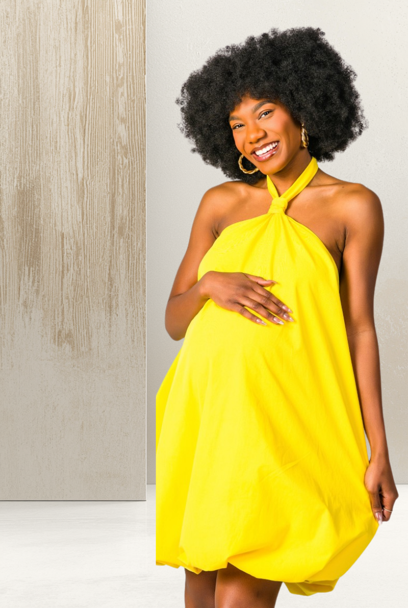 The Golden Glow Dress